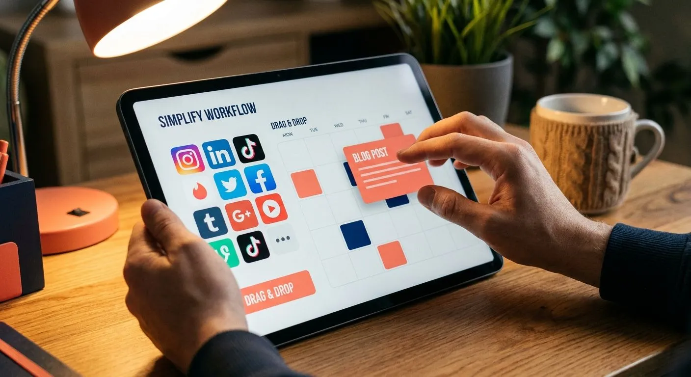 Como criar posts para várias redes sociais de uma vez e economizar tempo na gestão de conteúdo