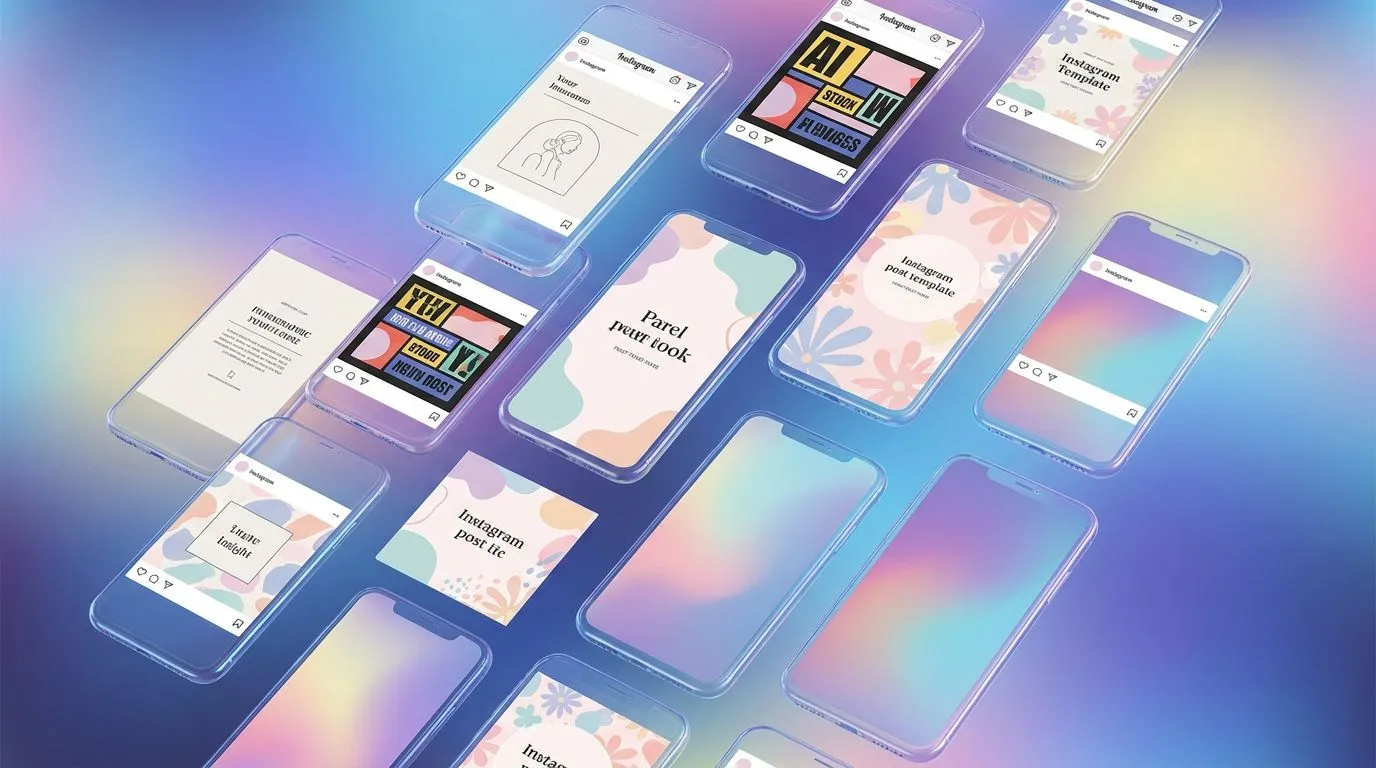 Templates para Instagram: como criar posts profissionais sem depender de designer
